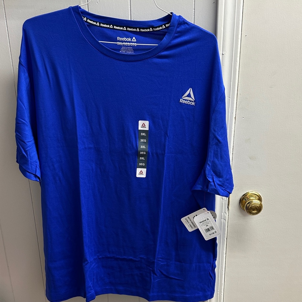 Reebok Men's Vibrant Blue Short Sleeve Tee